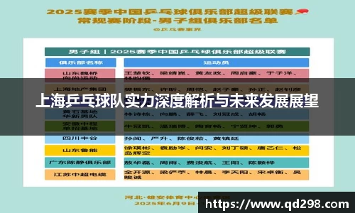 上海乒乓球队实力深度解析与未来发展展望